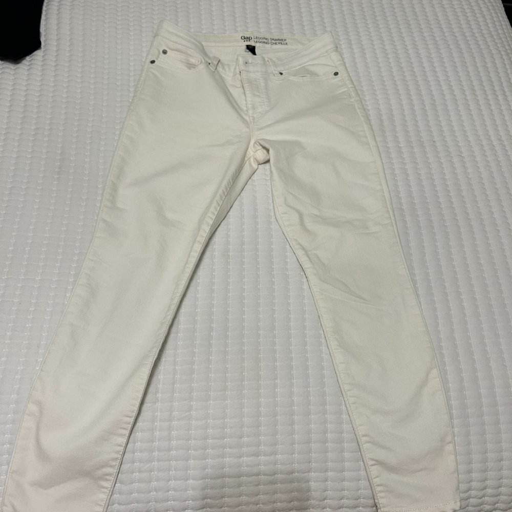 Gap Legging Skimmer, White, Size 6
